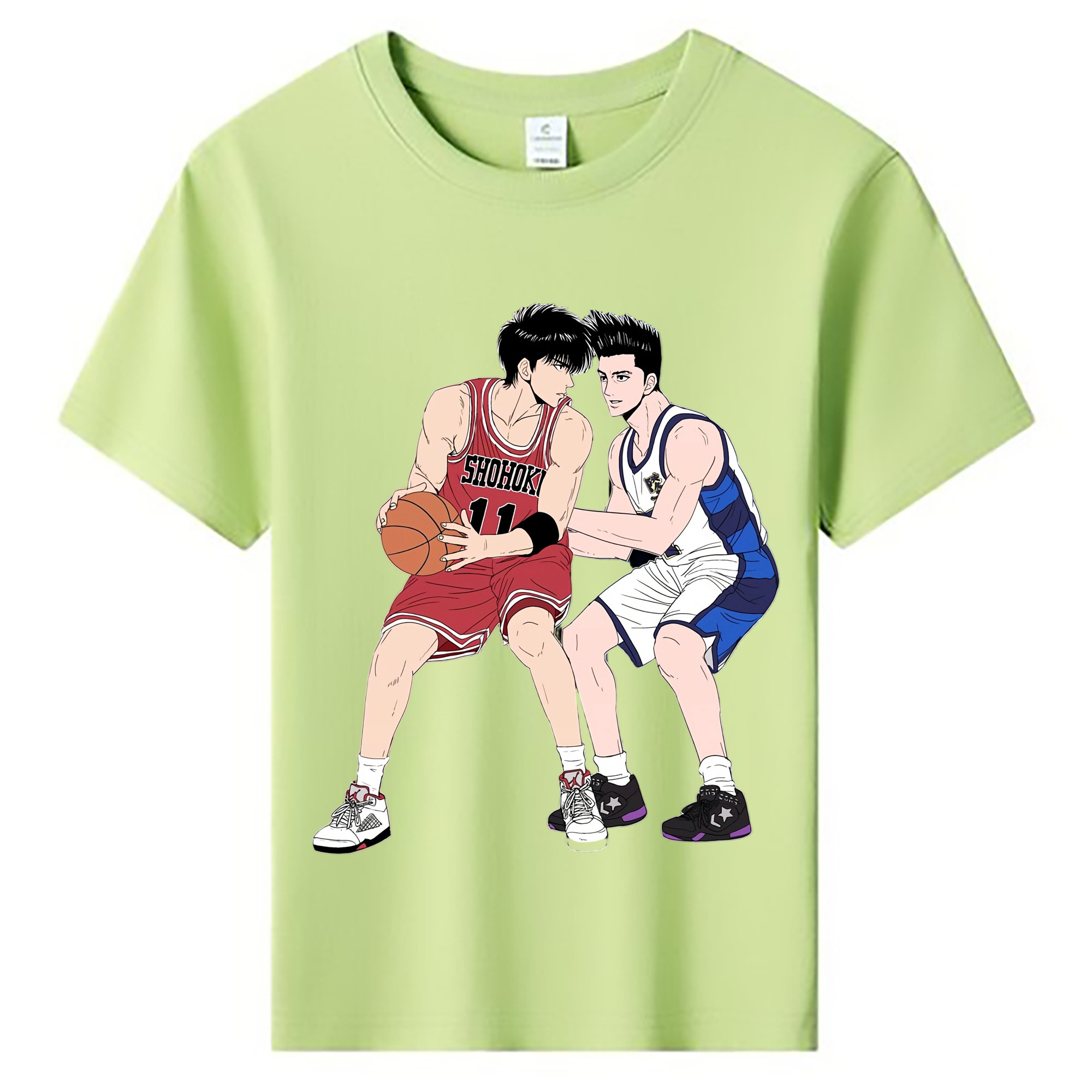 （画像用） SLAM DUNK／スラムダンク 綿100％キッズTシャツ（フロントプリント）